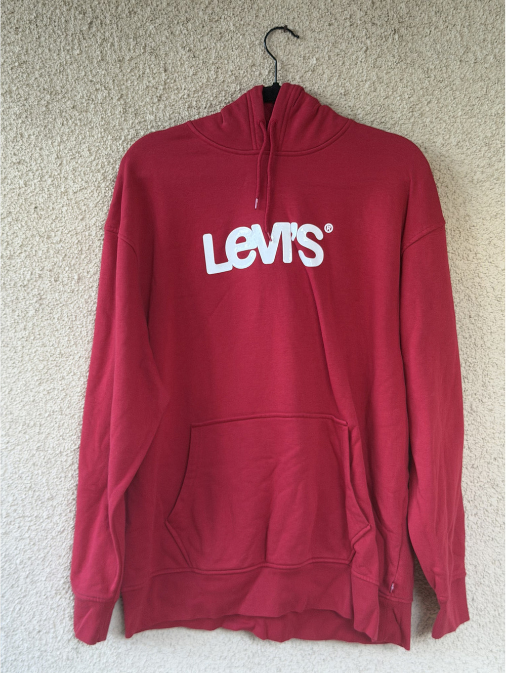 LEVIS NEW RED HOODIE